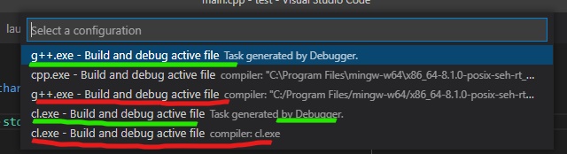 Build and Debug Active File